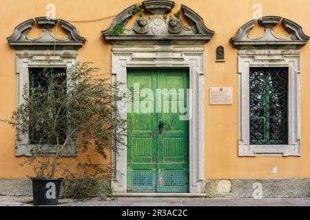 iglesia de san Esteban, siglo XVII, Labin (Albona), Halbinsel de Istria, Croacia. Stockfoto