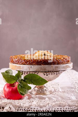 Französische süße Torte Tatin Stockfoto