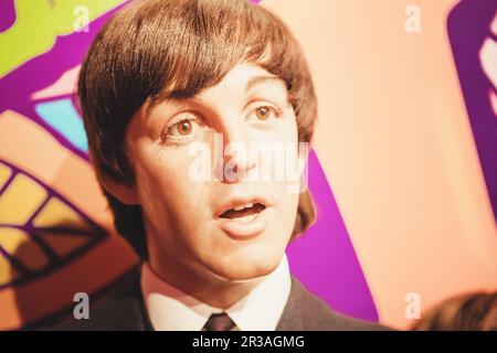 London, Vereinigtes Königreich - 24. August 2017: Paul McCartney und die Beatles in Madame Tussauds von Londo Stockfoto
