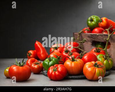 Tomaten-Erbe Stockfoto