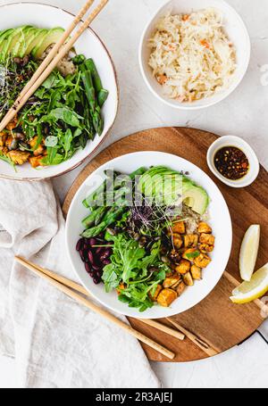 Buddha Bowl Stockfoto