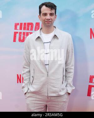 Los Angeles, USA. 22. Mai 2023. Jay Baruchel trifft am Montag, den 22. Mai 2023, bei der Netflix's FUBAR Los Angeles Premiere im Grove in Los Angeles, Kalifornien, ein. (Foto: Sthanlee B. Mirador/Sipa USA) Guthaben: SIPA USA/Alamy Live News Stockfoto