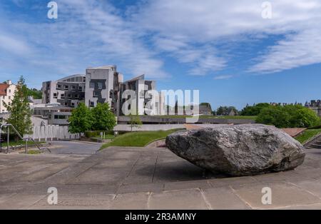 Das schottische Parlamentsgebäude in Holyrood, Edinburgh Stockfoto