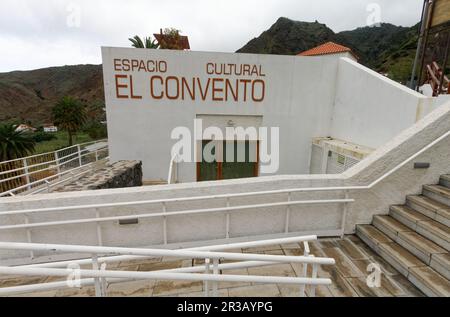 Kleine verschlafene Stadt Hermigua, La Gomera Stockfoto