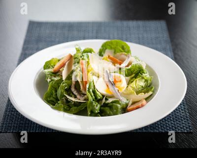 Caesars Salat Stockfoto