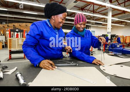 Berufsbildungszentrum in Afrika Stockfoto