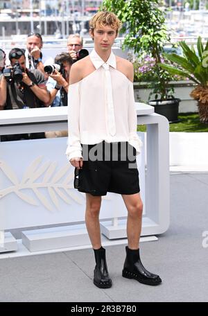 Cannes, Frankreich. 23. Mai 2023. Cannes, Frankreich. 23. Mai 2023 Troye Sivan bei der Fotokonferenz für das Idol, Teil des Filmfestivals 76. in Cannes, Palais des Festival. Kredit: Doug Peters/Alamy Live News Stockfoto