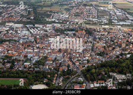 Landau in der Pfalz aus der Vogelperspektive Stockfoto