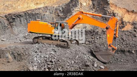 Manganabbau und -Verarbeitung in Südafrika Stockfoto