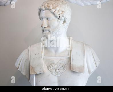 Kaiser Hadrian wurde verhaftet Stockfoto