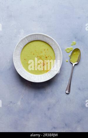 Creme of Leek Suppe Stockfoto