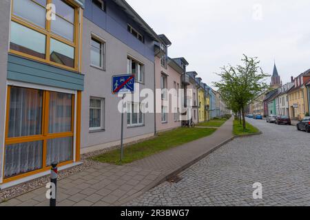 Landstadt Neubrandenbrug, Mecklenburgische Seenplatte, Seengebiet Mecklenburg, Mecklenburg-Vorpommern, Ostdeutschland, Europa Stockfoto