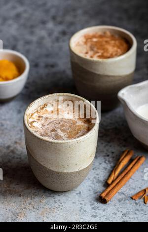 Pumpkin Spice Latte Stockfoto