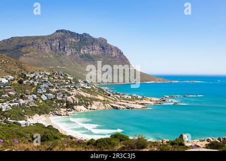 Llandudno Strand und Küstenstadt Kapstadt Stockfoto