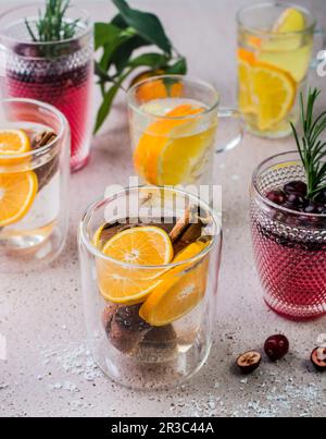 Warme Wintergetränke Stockfoto