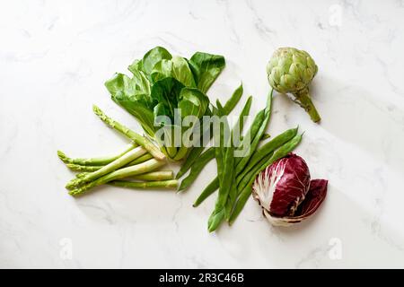 Vegane Lebensmittelzutaten Stockfoto