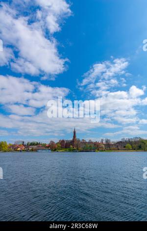 Malchow, Klosterkirche, Mecklenbrug-Seenviertel, Mecklenburg-Vorpommern, Ddr Stockfoto