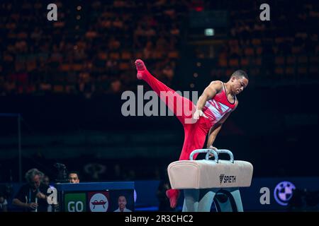 Joe Fraser nimmt an der Münchner Europameisterschaft 2022 Teil. Stockfoto