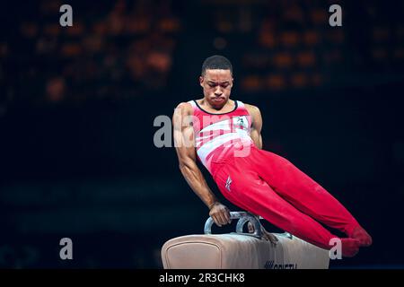 Joe Fraser nimmt an der Münchner Europameisterschaft 2022 Teil. Stockfoto