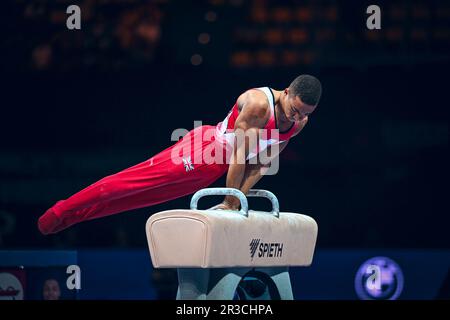 Joe Fraser nimmt an der Münchner Europameisterschaft 2022 Teil. Stockfoto