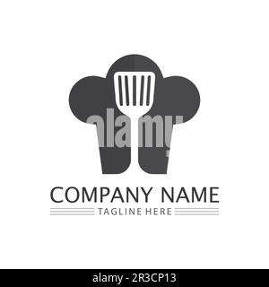 Hat Koch logo template Vector Illustration Stock Vektor