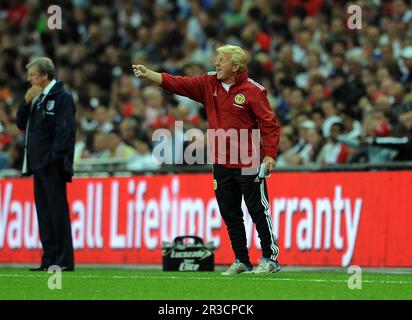 Gordon Strachan ManagerScotland 2013 England V Scotland International Friendly im Wembley Stadium 14/08/13, Guthaben:. / Avalon Stockfoto