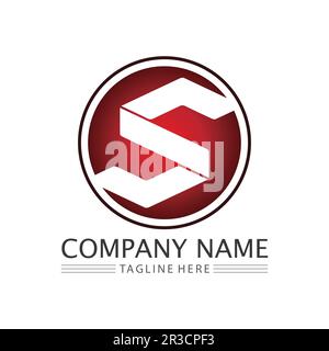 Business corporate S schreiben Logo Design Vector Stock Vektor