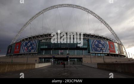 Wembley Stadium Ground View vor dem Spiel. England schlägt Brasilien 2:1England 06/02/13 England V Brasilien 06/02/13 International Friendly Foto: Richar Stockfoto