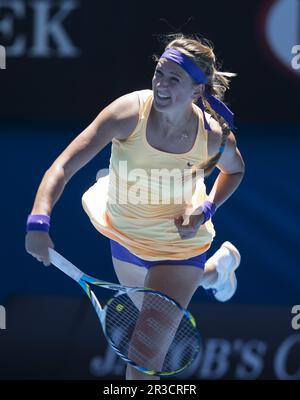 VICTORIA AZARENKOTennis - Australian Open - Grand Slam - Melbourne Park 2013 - Melbourne - Australien - Dienstag, 15. Januar 2013. FOTO Mike Frey Stockfoto