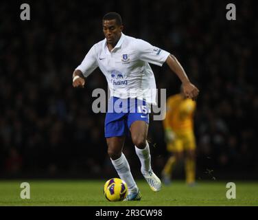 Sylvain Distin of EvertonEverton 2012/13 West Ham United V Everton 22/12/12 die Premier League Foto: Kieran Galvin, Guthaben: Kieran Galvin / Avalon Stockfoto