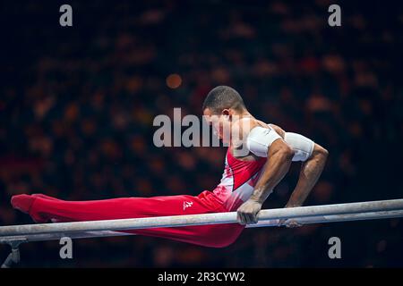 Joe Fraser nimmt an der Münchner Europameisterschaft 2022 Teil. Stockfoto