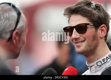 Romain Grosjean (FRA), Lotus F1 Team 20.04.2013. Formel-1-Weltmeisterschaft, Rd 4, Bahrain Grand Prix, Sakhir, Bahrain, Qualifizierender Tag, Gutschrift:FOTOS Stockfoto