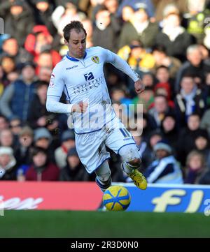 Luke VarneyLeeds United 2012/13 Leeds United V Tottenham Hotspur (2-1) 27/01/13 The FA Cup Fourth Round Photo: Robin Parker Fotosports International, Stockfoto