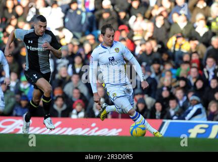 Luke VarneyLeeds United 2012/13 Leeds United V Tottenham Hotspur (2-1) 27/01/13 The FA Cup Fourth Round Photo: Robin Parker Fotosports International, Stockfoto