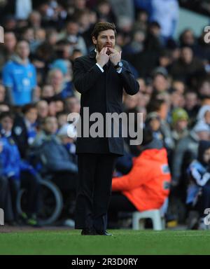 Andre Villas Boas Manager Tottenham Hotspur 2012/13 Leeds United V Tottenham Hotspur (2-1) 27/01/13 der FA Cup vierte Runde Foto: Robin Parker Fotosp Stockfoto