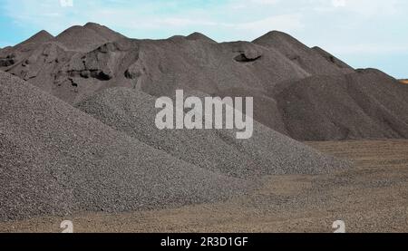 Mangan Bergbau und Verarbeitung Stockfoto