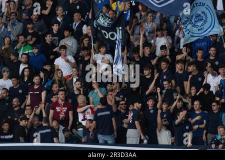 Empoli, Italien. 22. Mai 2023. Fans von Empoli während des Spiels Empoli FC vs Juventus FC, italienisches Fußballspiel Serie A in Empoli, Italien, Mai 22 2023 Kredit: Independent Photo Agency/Alamy Live News Stockfoto