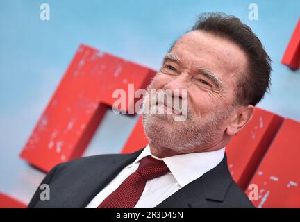 Los Angeles, USA. 22. Mai 2023. Arnold Schwarzenegger kommt zur Premiere der Netflix-Serie „FUBAR“ in Los Angeles, die am 22. Mai 2023 im Grove in Los Angeles, Kalifornien, stattfindet. © Lisa OConnor/AFF-USA.com Kredit: AFF/Alamy Live News Stockfoto