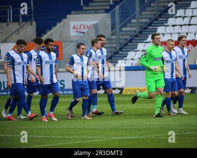 Team 1. FC Magdeburg DFB 3. Liga Staffel 2020-21 Stockfoto