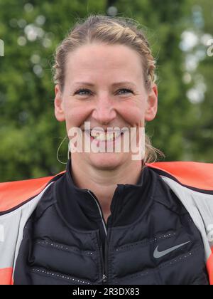 Deutsche Diskuswerfer Julia Harting SCC Berlin auf dem SoleCup 2021 SchÃ¶nebeck/Elbe 16. Stockfoto