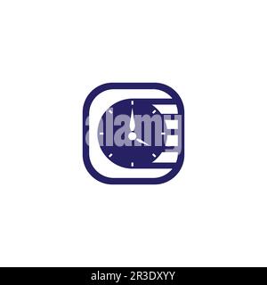 Schneller Logo Vorlage Vektor icon Abbildung design Stock Vektor