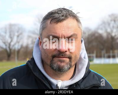 Cheftrainer Thomas Reis VfL Wolfsburg U19 A-Junioren Bundesliga Nord/Nordosten Staffel 2018-19 Stockfoto