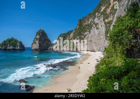 Diamond Beach auf der Insel Nusa Penida, Bali, Indonesien. Stockfoto