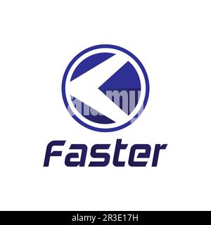 Schneller Logo Vorlage Vektor icon Abbildung design Stock Vektor