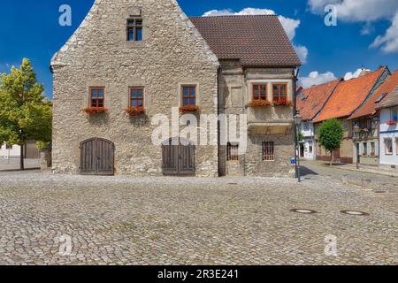 Gemeindeverband Wegeleben Gemeinde Vorharz Harz Stockfoto