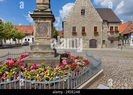 Gemeindeverband Wegeleben Gemeinde Vorharz Harz Stockfoto