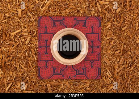 Ayahuasca Hintergrund. Stockfoto