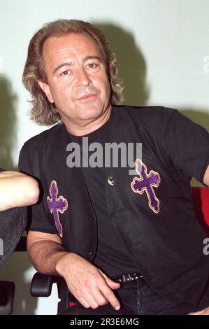 Mailand Italien 1994-09-11: Mick Jones vom Ausländer vor der Pressekonferenz Stockfoto