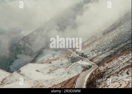 Colle dell'Agnello, oberes Varaita-Tal, Cuneo, Piedmont, Italien Stockfoto