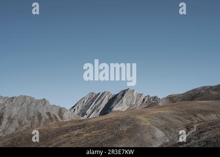 Colle dell'Agnello, oberes Varaita-Tal, Cuneo, Piedmont, Italien Stockfoto